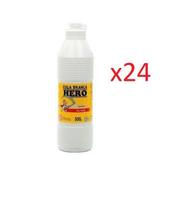 Cola Branca Escolar 500Gr - Marca Hero - Kit 24 Frascos