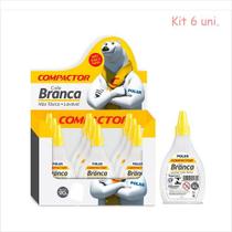 Cola Branca Escolar Compactor Polar 90g C/ 6 Unidades Cola Branca Escolar Compactor Polar 90g C/ 6 Unidades
