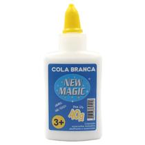 Cola Branca escolar New Magic 40 Gramas kit com 3 unidades Cola Branca escolar New Magic 40 Gramas kit com 3 unidades