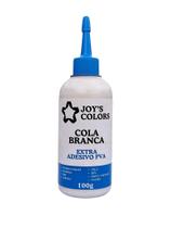 COLA BRANCA EXTRA PVA ADESIVO JOYS COLORS 100G - Ideal para Artesanato e Projetos COLA BRANCA EXTRA PVA ADESIVO JOYS COLORS 100G - Ideal para Artesanato e Projetos