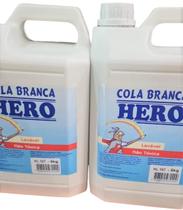 Cola Branca Galão De 5 Kilos Marca Hero Atoxica Escolar
