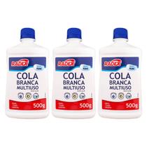 Cola branca multiuso Radex 500g ideal para slime kit 3 unidades Cola branca multiuso Radex 500g ideal para slime kit 3 unidades