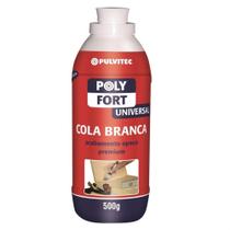 Cola branca polyfort 500g - pulvitec Cola branca polyfort 500g - pulvitec