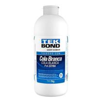 Cola Branca PVA Extra 1KG para Madeira Branco 1 Unidade Tekbond Cola Branca PVA Extra 1KG para Madeira Branco 1 Unidade Tekbond