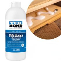 Cola Branca PVA Extra Tekbond 500g Alta Fixação para Madeira Cola Branca PVA Extra Tekbond 500g Alta Fixação para Madeira