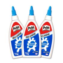 Cola branca tenaz Pritt 110g kit com 3 unidades