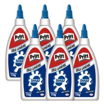 Cola branca tenaz Pritt 110g kit com 6 unidades Cola branca tenaz Pritt 110g kit com 6 unidades