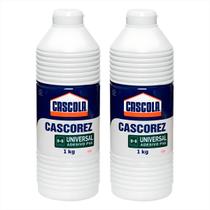 Cola Branca Universal 1kg Cascorez Kit 2Un