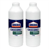 Cola Branca Universal 1kg Cascorez Kit 2Un