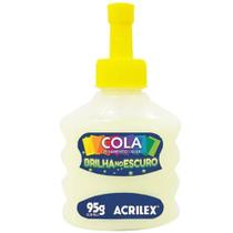 Cola brilha no escuro 95g amarelo fosfore 026950440 - ACRILEX