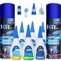 Cola CA com kit ativador Cola de cianoacrilato Ixirpro 50mL Cola CA com kit ativador Cola de cianoacrilato Ixirpro 50mL