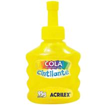Cola Cintilante 95g Amarela Acrilex
