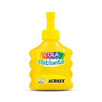 Cola Cintilante Acrilex 95g Brilho Intenso e Fácil Aplicação