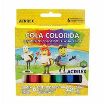 Cola Colorida 23g 2606 Acrilex - 6un