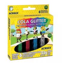 Cola colorida/23g 6 cores sem cor acrilex 26060000 Cola colorida/23g 6 cores sem cor acrilex 26060000