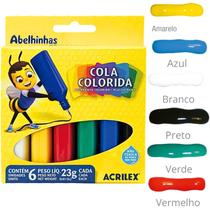 Cola Colorida 23g C/6 Cores Cola Colorida 23g C/6 Cores