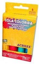 Cola Colorida 4 Cores 2604 Acrilex - 1