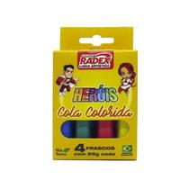 Cola Colorida 4 cores Radex 25g cada