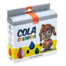 Cola Colorida 6 Cores com 25g cada BRW
