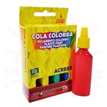 Cola Colorida Acrilex - 4 cores