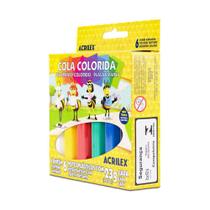 Cola Colorida c/ 6 Acrilex