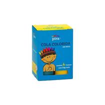 Cola Colorida Caixa Com 4 CORES C/25g - Piratininga