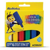 Cola Colorida Estojo C/06 Cores 23G (S) Duzia Cola Colorida Estojo C/06 Cores 23G (S) Duzia