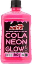 Cola colorida Glow Neon Slime 500g Brilha no escuro