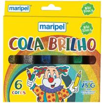 Cola com Glíter 25G com 06 Cores Sortidas
