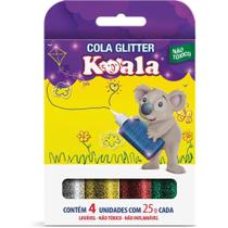 Cola Com Glíter Koala 4 Cores - GNA