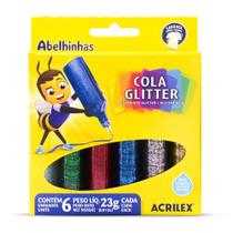 Cola Com Glitter Estojo C/06 Cores 23G (S)