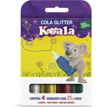 Cola com Glitter Koala - 4 Cores