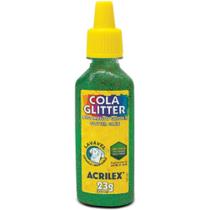 Cola com Glitter Tubo 23G. Verde Duzia
