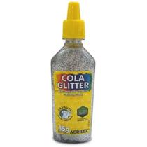Cola Com Glitter Tubo 35G. Prata Cola Com Glitter Tubo 35G. Prata