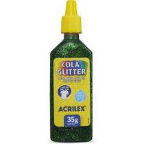Cola com Glitter Tubo 35G. Verde