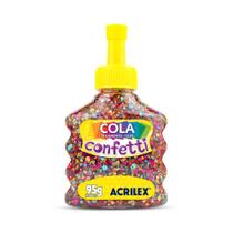 Cola Confetti tutti-frutti Acrilex 95g 024950909