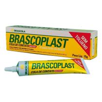 Cola Contato Standard Sem Tolueno 75g, Brascoplast 406884, Branco Cola Contato Standard Sem Tolueno 75g, Brascoplast 406884, Branco