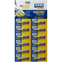 Cola De Alta Resistência Tekbond 2g - Cartela Com 12 Unidades Cola De Alta Resistência Tekbond 2g - Cartela Com 12 Unidades