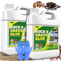 Cola de cobertura morta Fuchoi Rock Glue 1 galão/3.785 L para jardim
