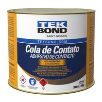 Cola De Contato Alto Desempenho Tekbond Lata Sapateiro 400g Cola De Contato Alto Desempenho Tekbond Lata Sapateiro 400g