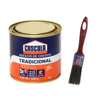 Cola de Contato Cascola 195g Sapateiro + Pincel de Aplicação