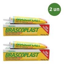 Cola De Contato Multiuso 75g Cola De Sapateiro 2 Unidades Tecido Espuma Couro EVA Borracha Líquido