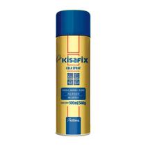 Cola de Contato Spray Kisafix 500ml Adesivo de Alta Performance para Espumas, Tecidos, Laminados e MDF