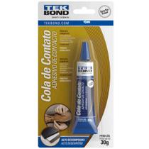 Cola De Contato Tekbond 30g Adesivo Para Reparos Sapateiro