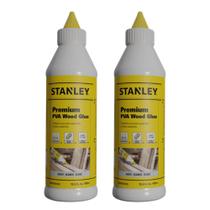 Cola de madeira Stanley PVA 400ml resistente à água D3 Bond, pacote com 12