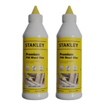 Cola de Madeira Stanley PVA D3 - 400ml - Resistente à Água (Pacote com 12)