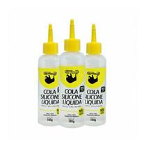 Cola de Silicone Liquida 100g CX C/ 12 Unid - Rendicolla Cola de Silicone Liquida 100g CX C/ 12 Unid - Rendicolla
