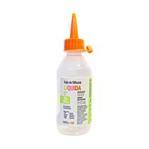 Cola de silicone líquida 100ml Leoarte, uso artístico e profissional