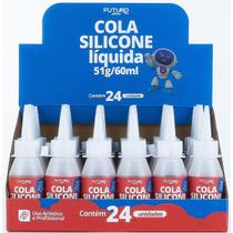 Cola de Silicone Líquida 60ml Artesanato - FUTURO