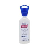 COLA DE SILICONE MULTIUSO 35g ACRILEX - COLA DE SILICONE MULTIUSO 35g ACRILEX -